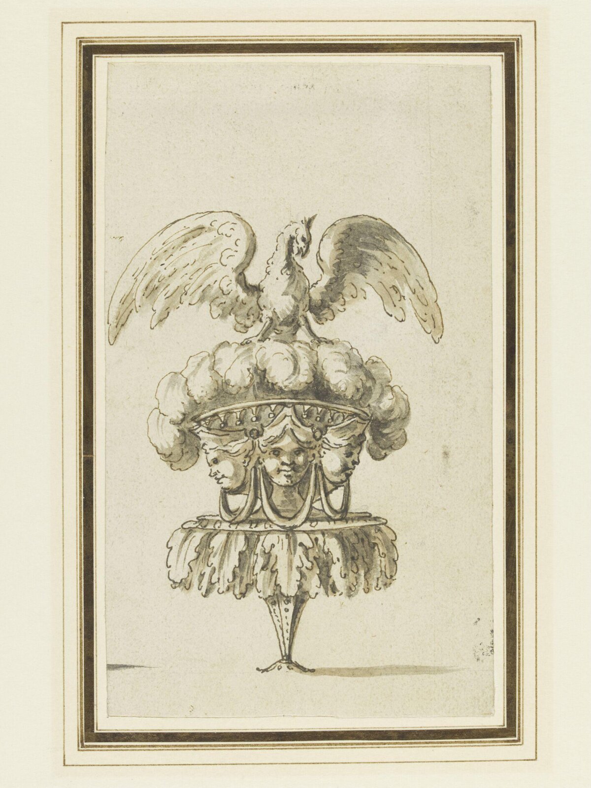 Drawing, Etienne de Lavallée Poussin (приписывается), XVIII век