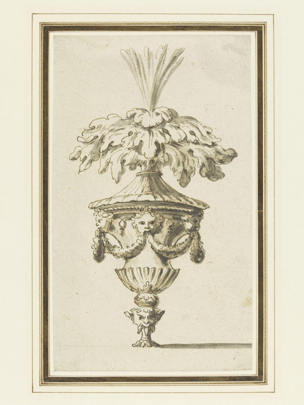 Drawing, attributed to Etienne de Lavallée Poussin, 18th century