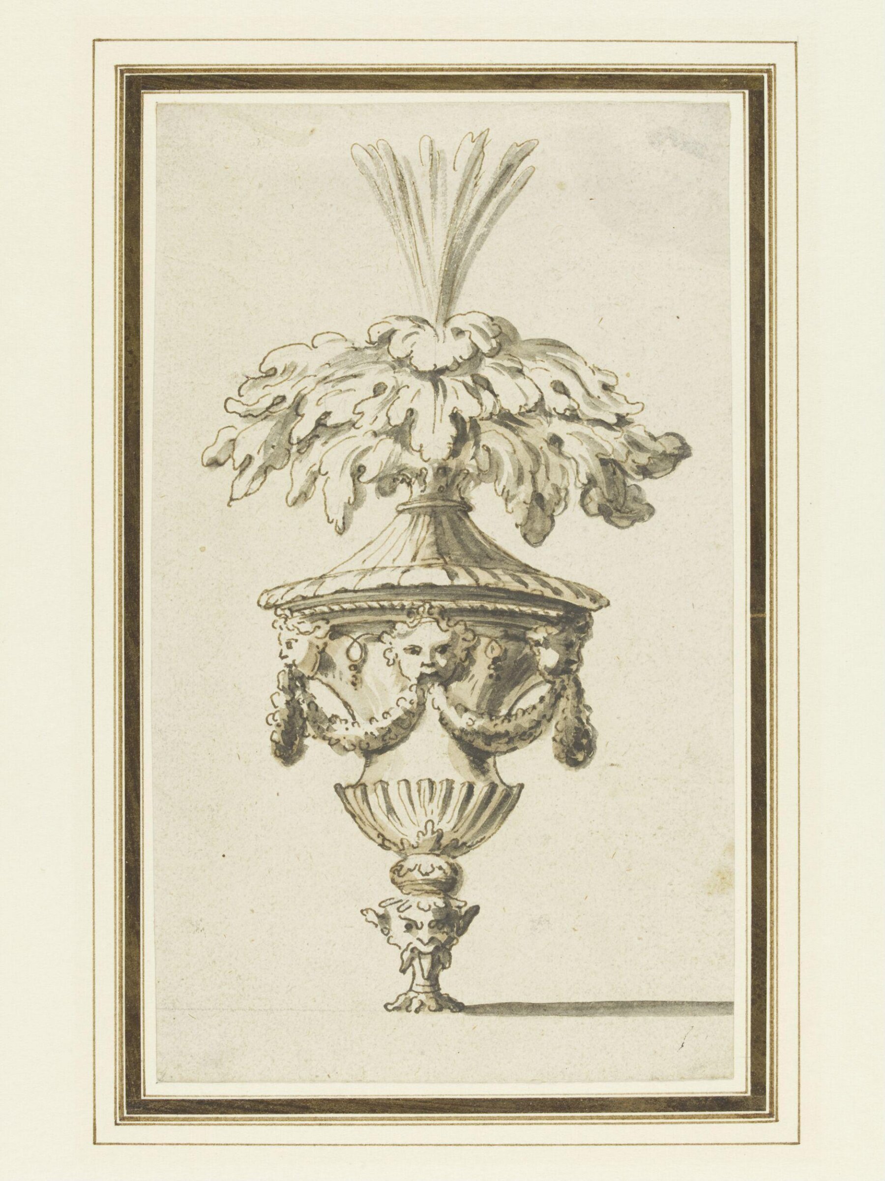 Drawing, Etienne de Lavallée Poussin (приписывается), XVIII век