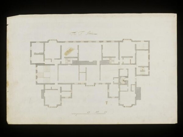 Floor plan for Ham House | Unknown | V&A Explore The Collections