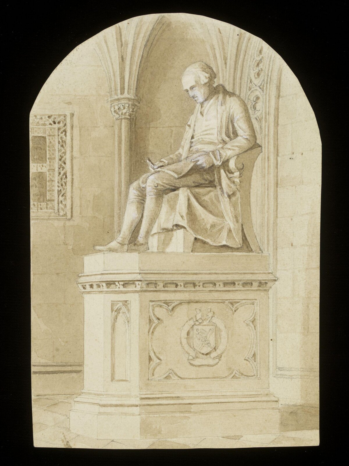 Drawing, after Francis Legatt Chantrey, c. 19th century