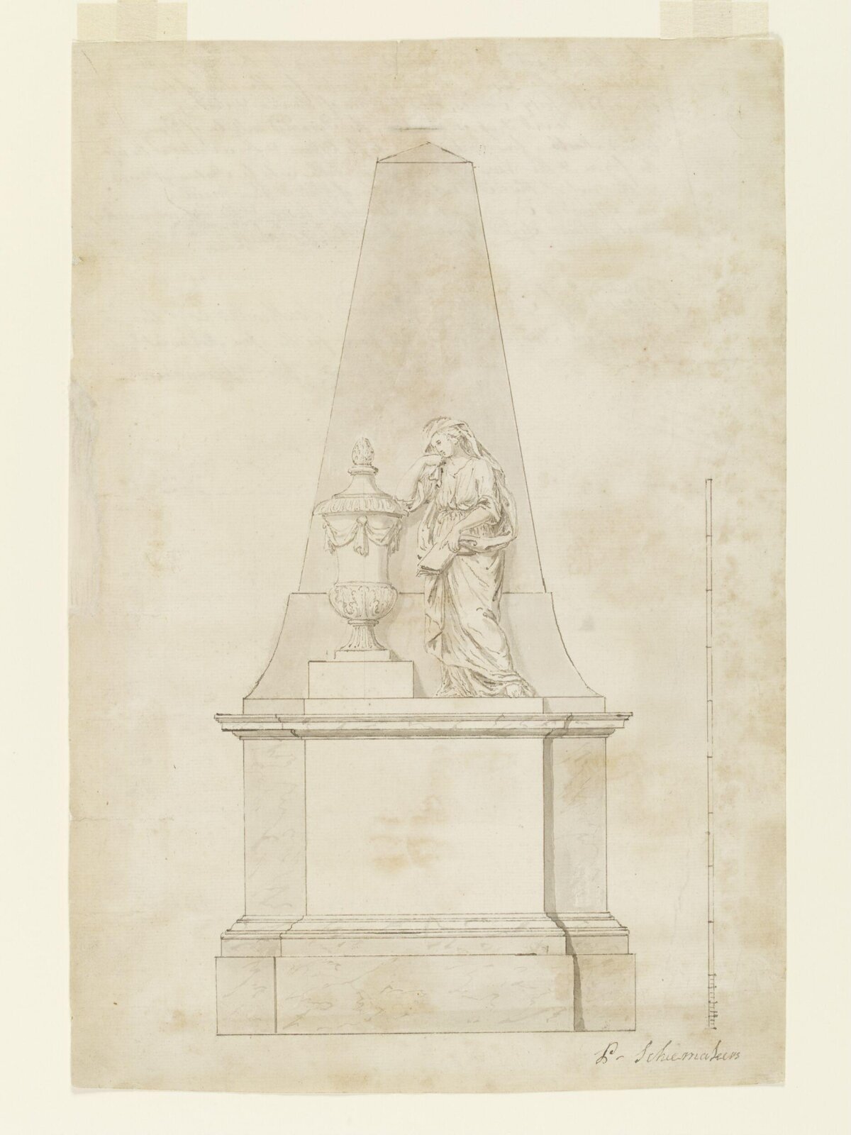 Drawing, Peter Scheemakers, c. 1746
