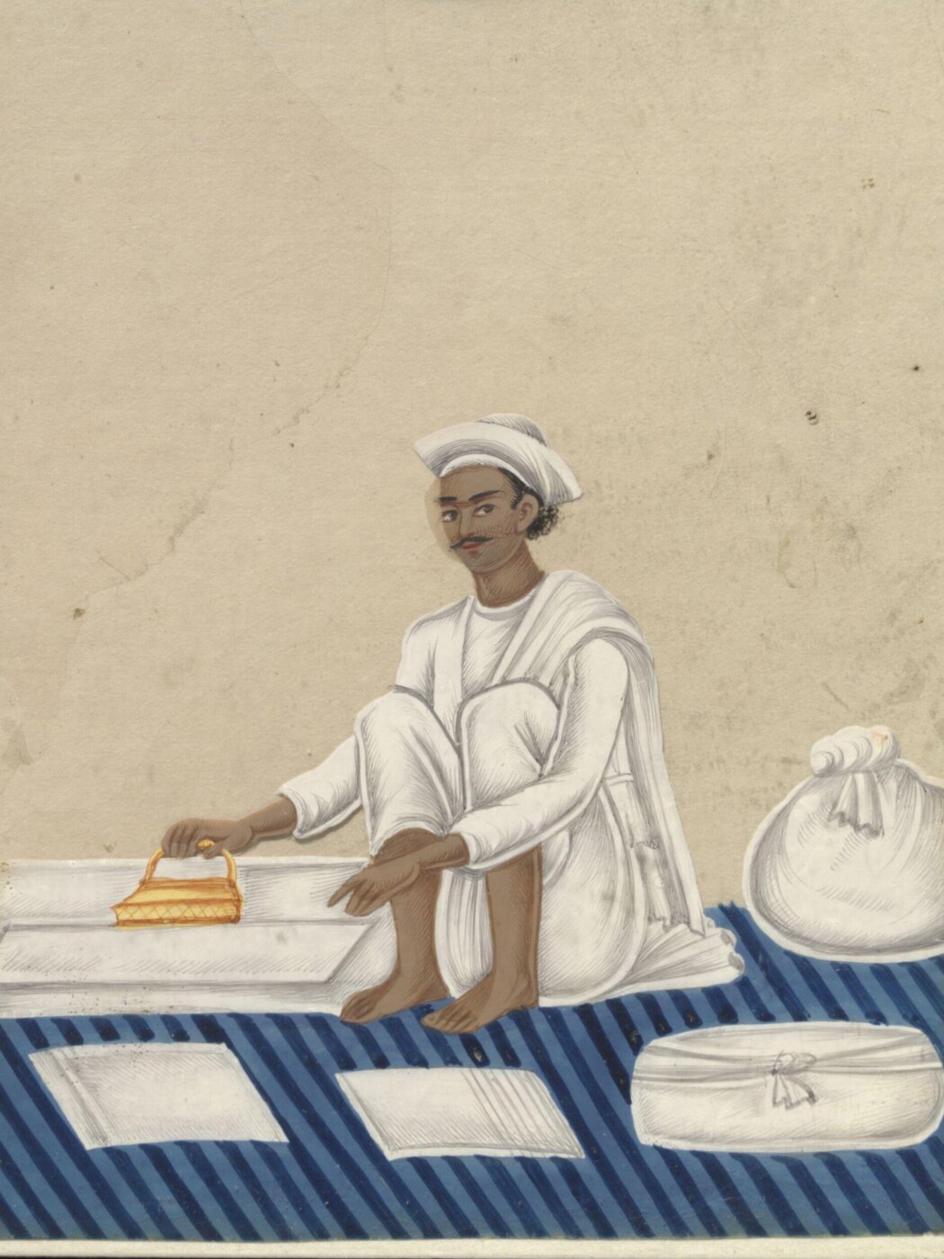 Unknown, One of eighteen paintings of trades and domestic servants.