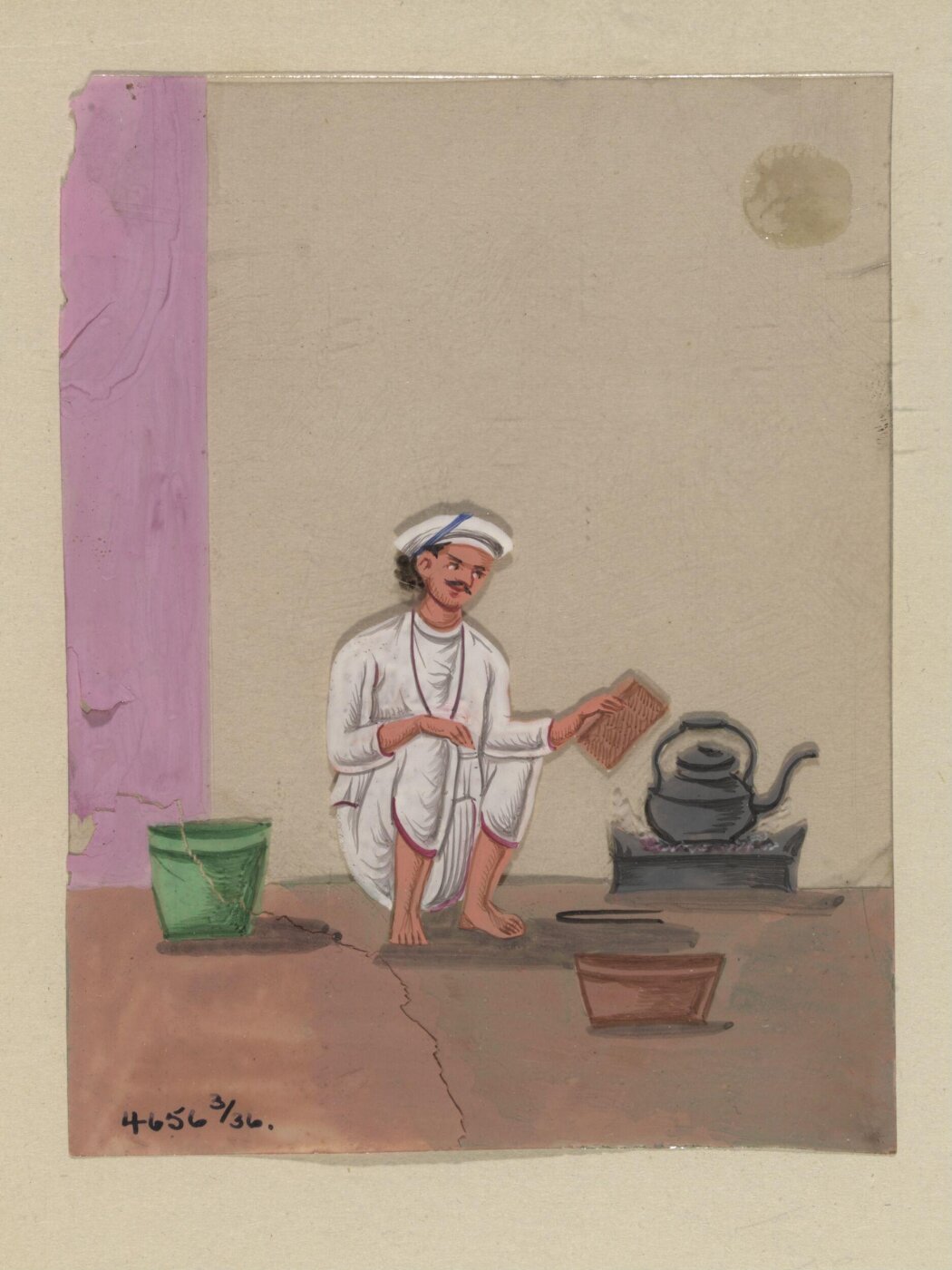 Unknown, One of twelve paintings of occupations, mainly entertainers.