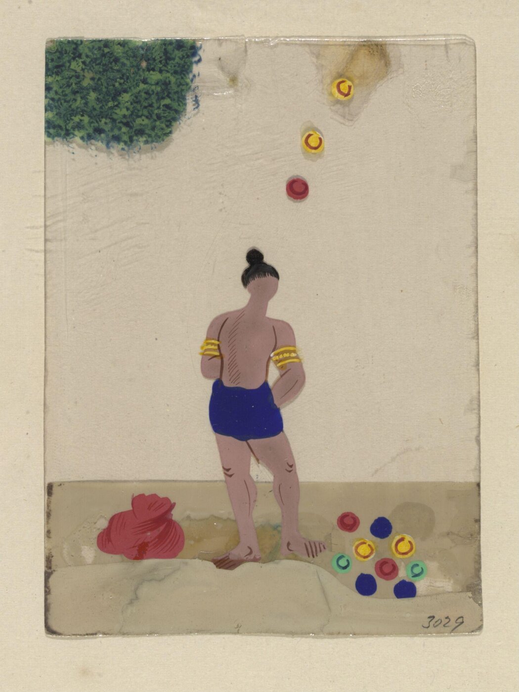 Unknown, One of twelve paintings of occupations, mainly entertainers.