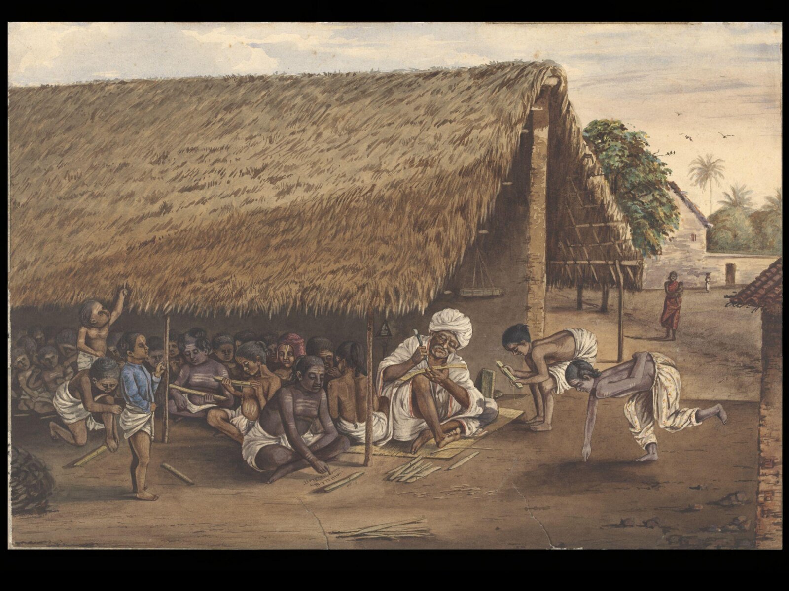A class of children, ca. 1850