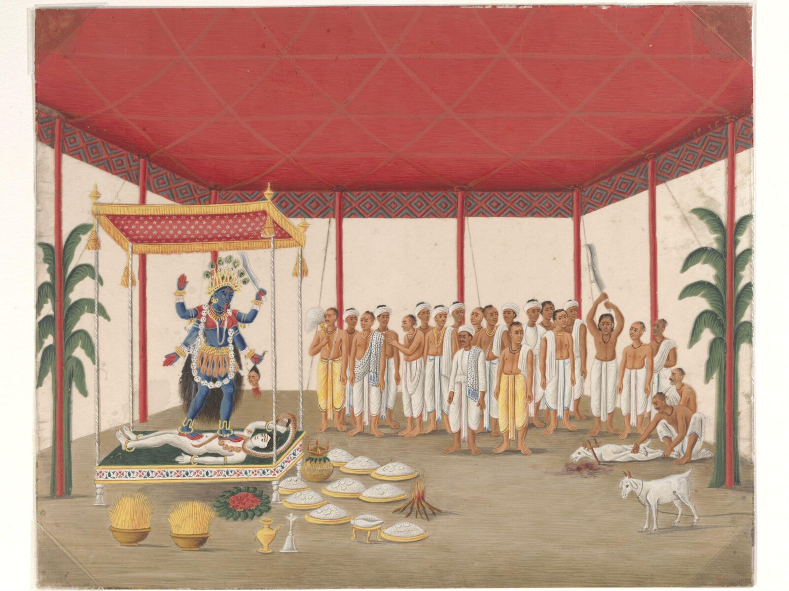 Kali puja, ca.1860