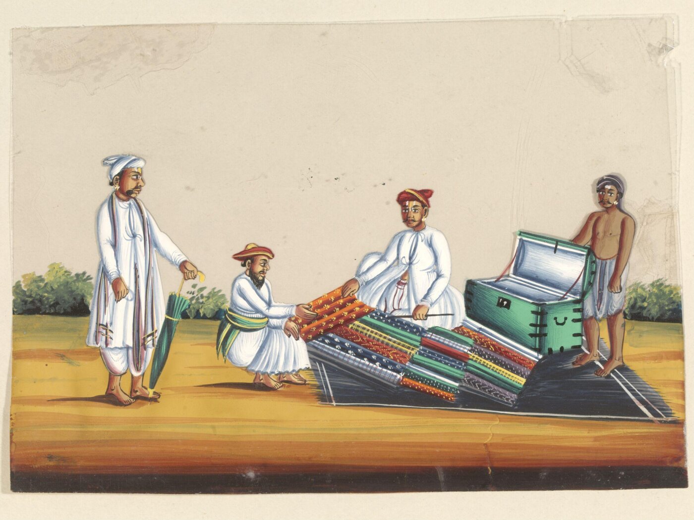 Unknown, One of eight paintings of occupations and ceremonies.