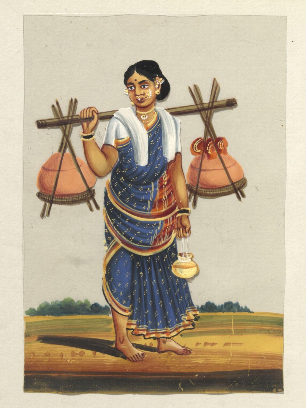 Unknown, One of twelve paintings depicting occupations.