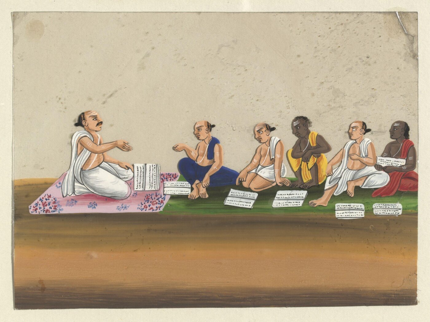 Unknown, One of eleven paintings depicting schools.