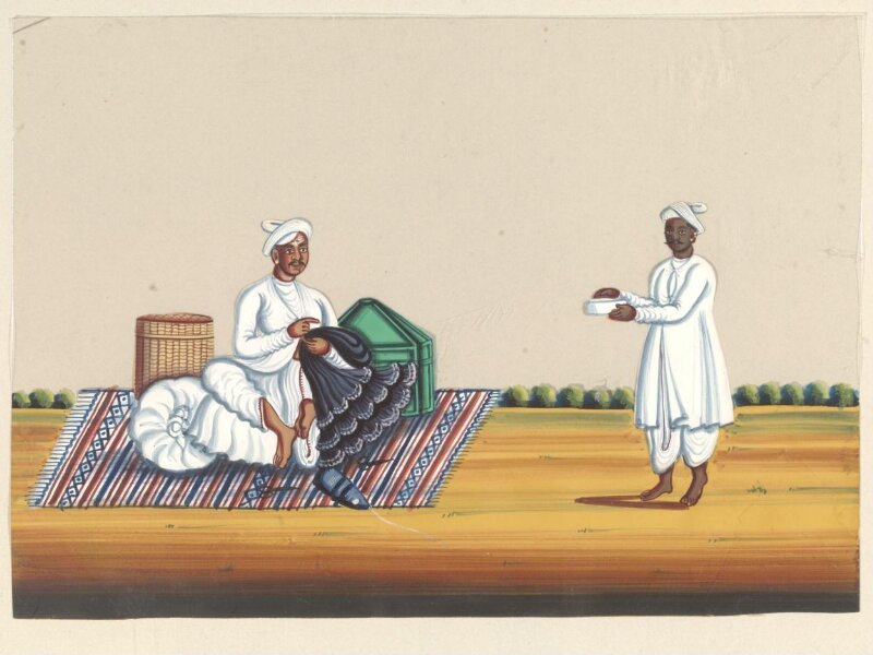 One of eleven paintings of occupations