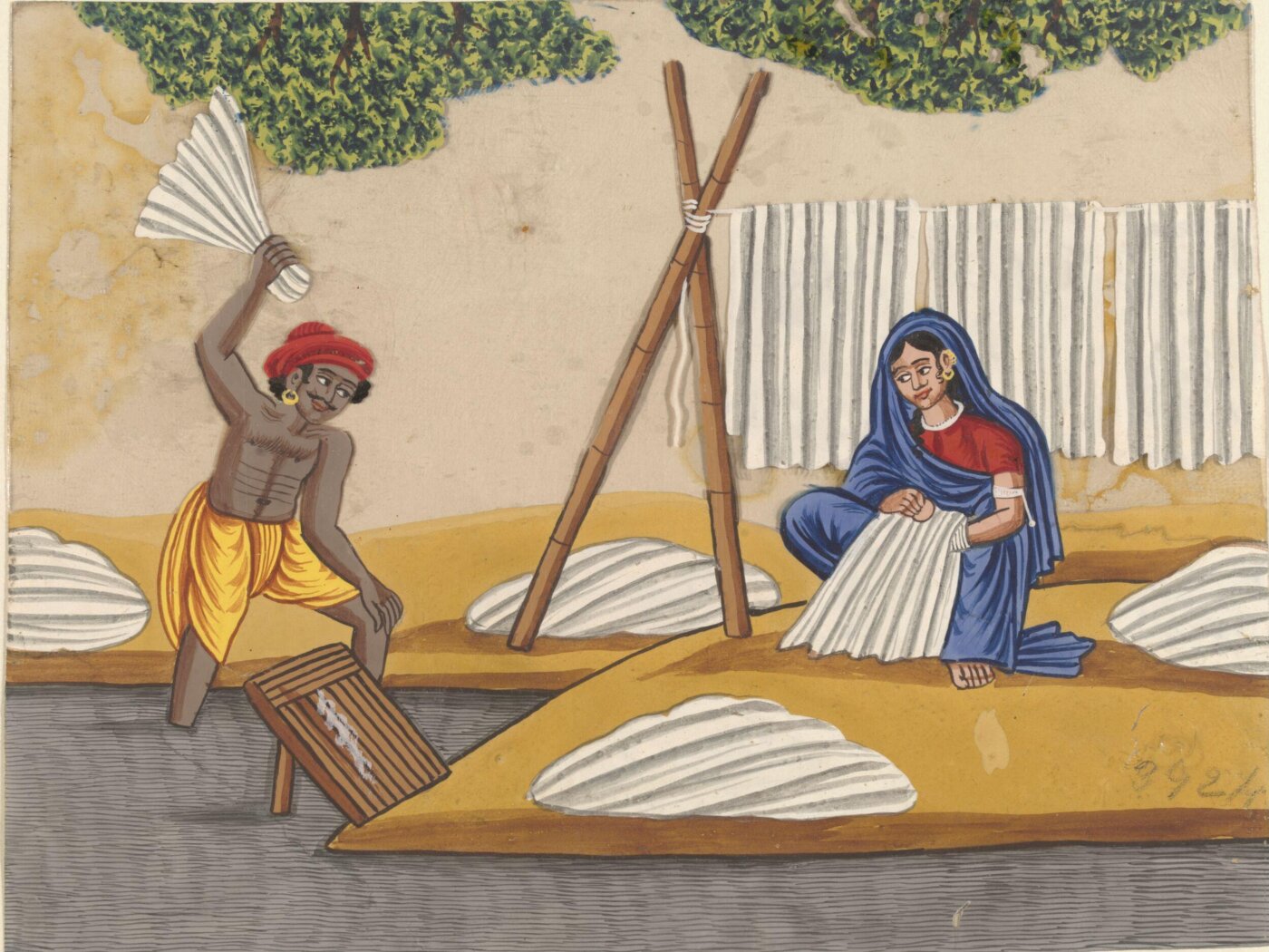 Unknown, One of eleven paintings of occupations.