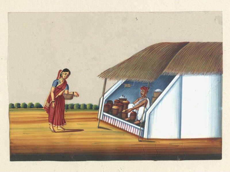One of eleven paintings of occupations