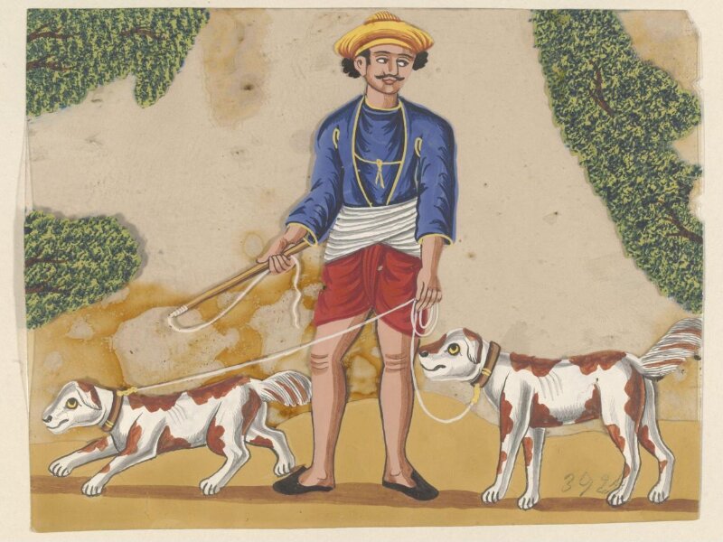 One of eleven paintings of occupations.