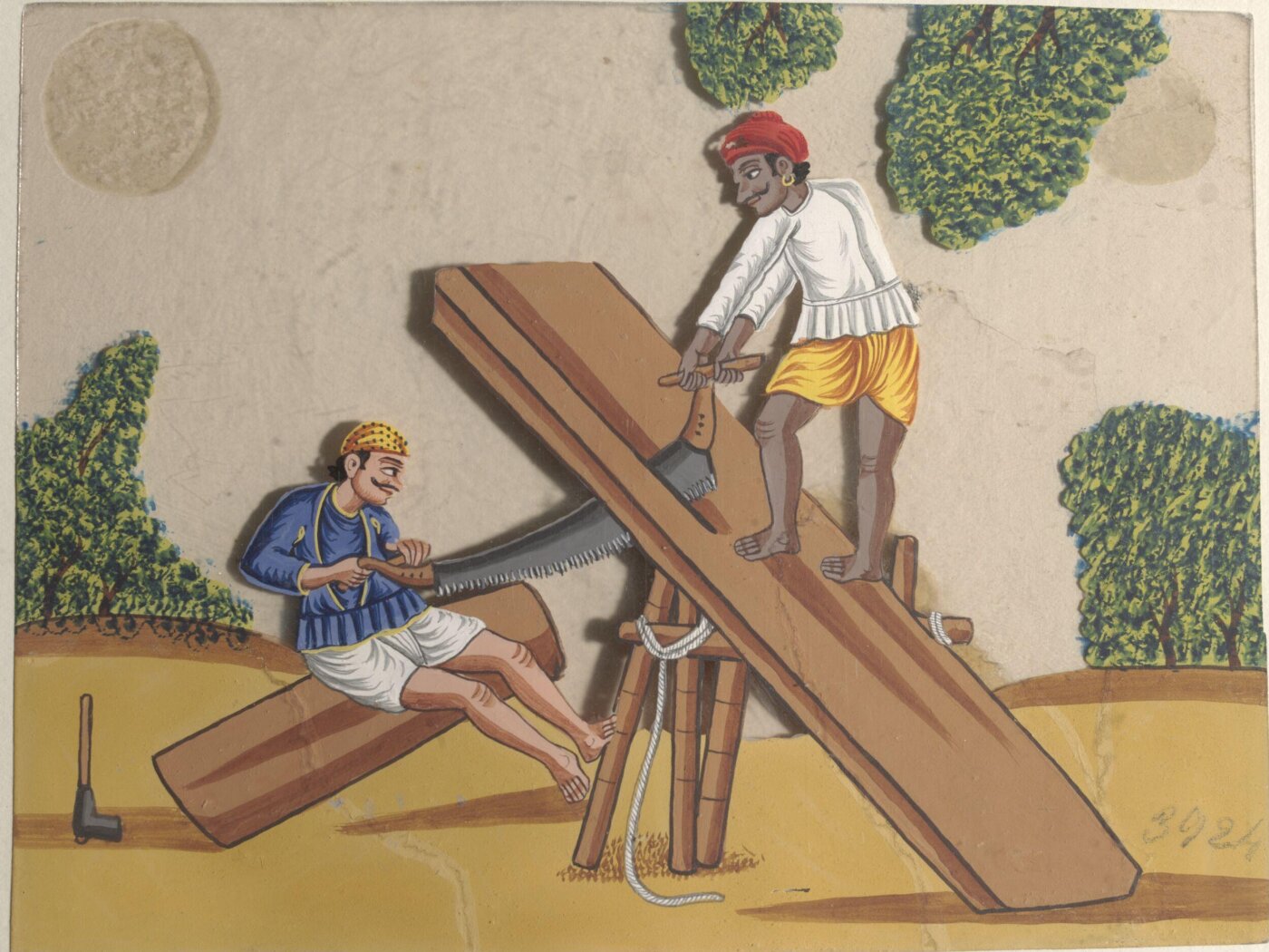 Unknown, One of eleven paintings of occupations.