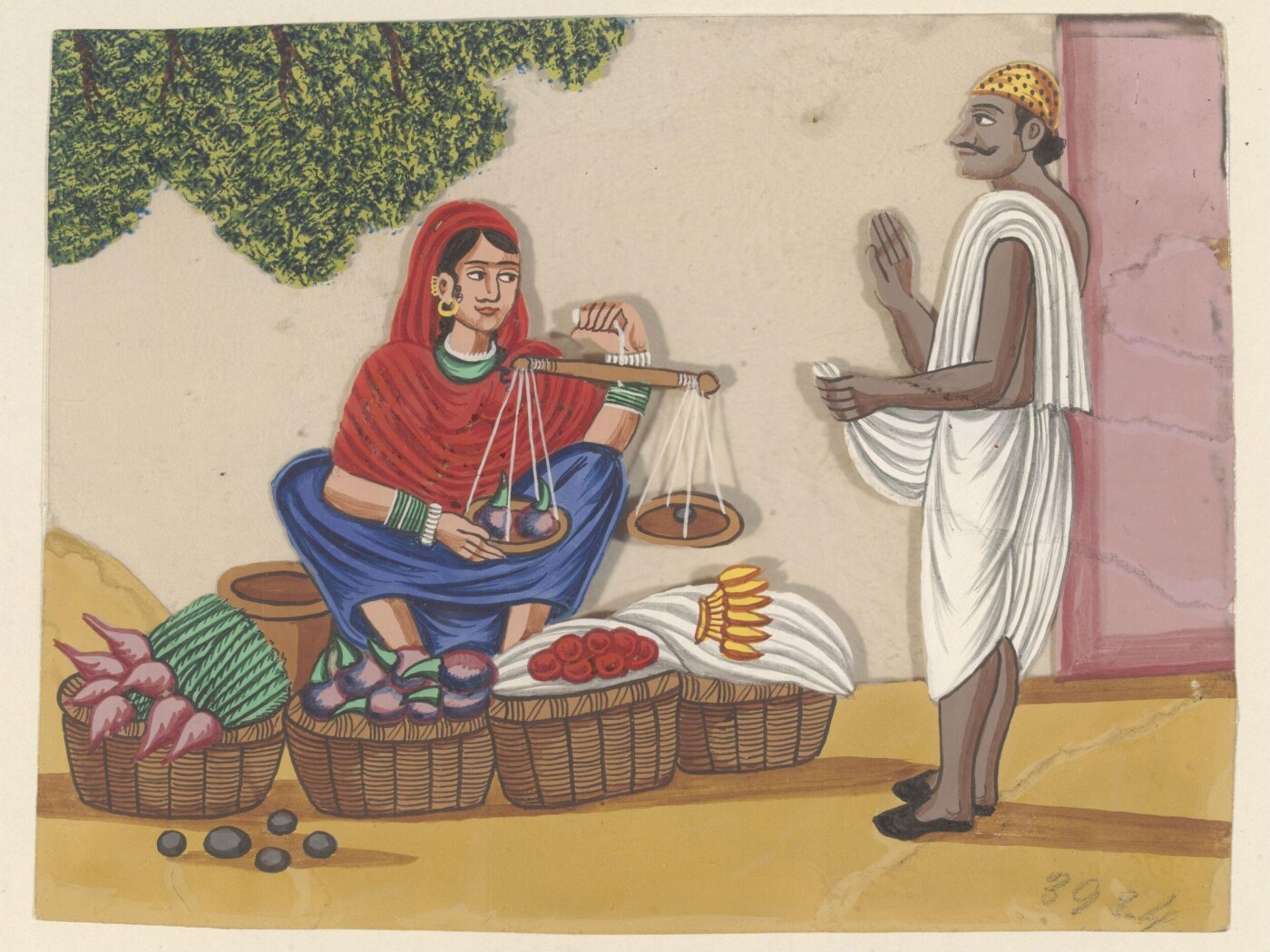 Unknown, One of eleven paintings of occupations.