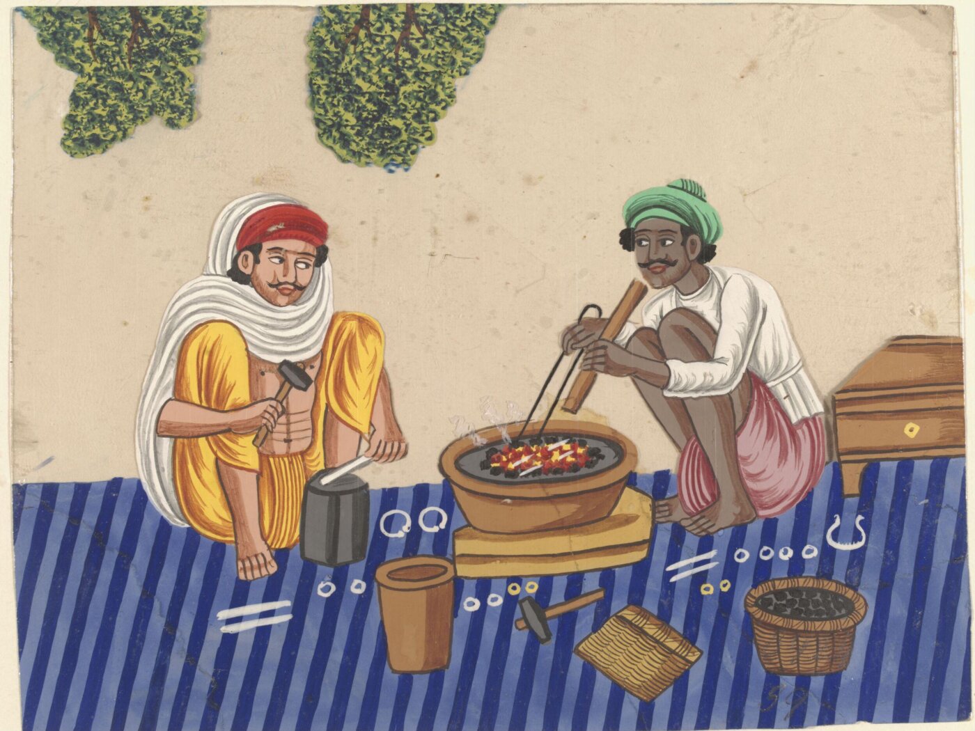 Unknown, One of eleven paintings of occupations.
