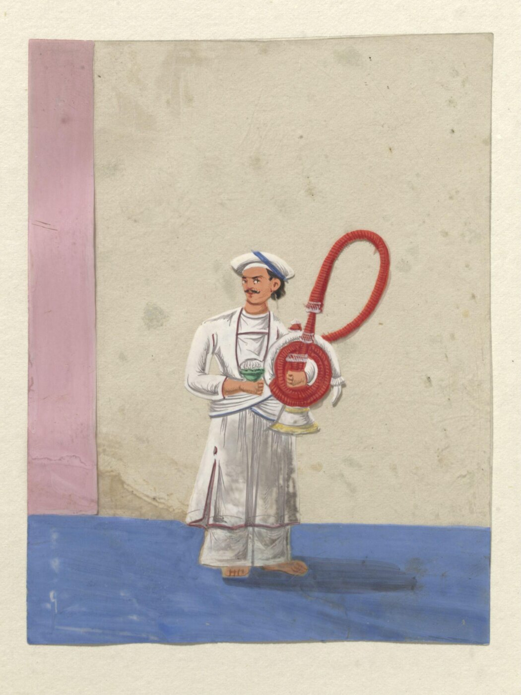 Unknown, One of seventeen paintings of occupations, especially domestic servants.