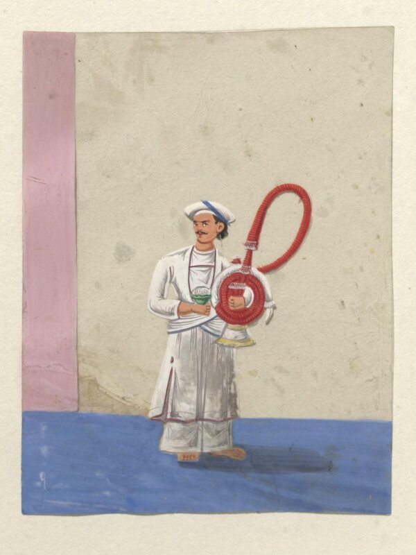 One of seventeen paintings of occupations, especially domestic servants.