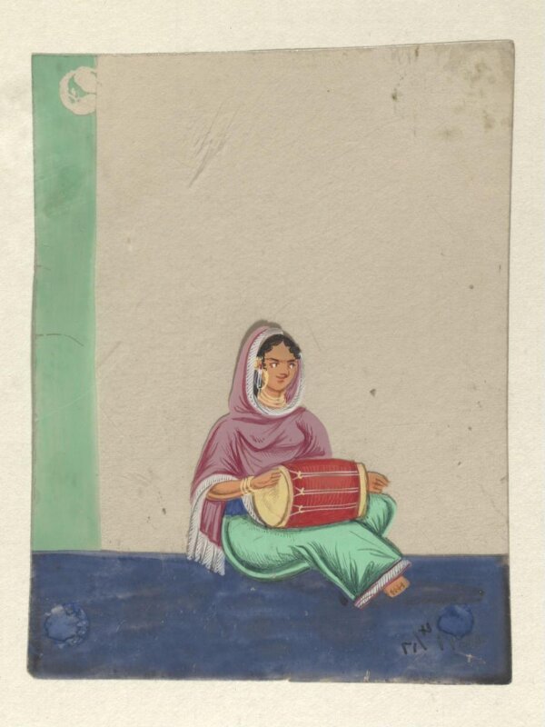 One of seventeen paintings of occupations, especially domestic servants.