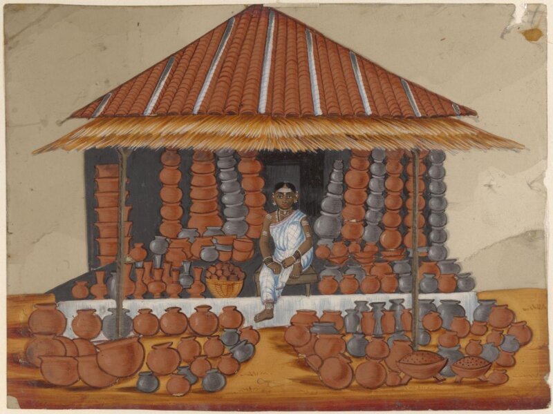 One of ten drawings of shops.