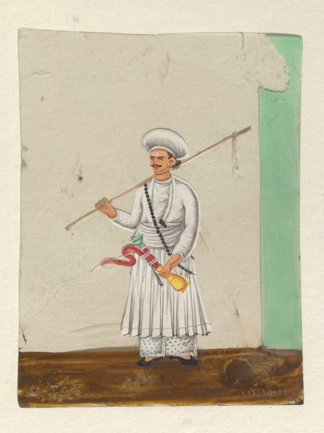 Unknown, One of seventeen paintings of occupations, especially domestic servants.