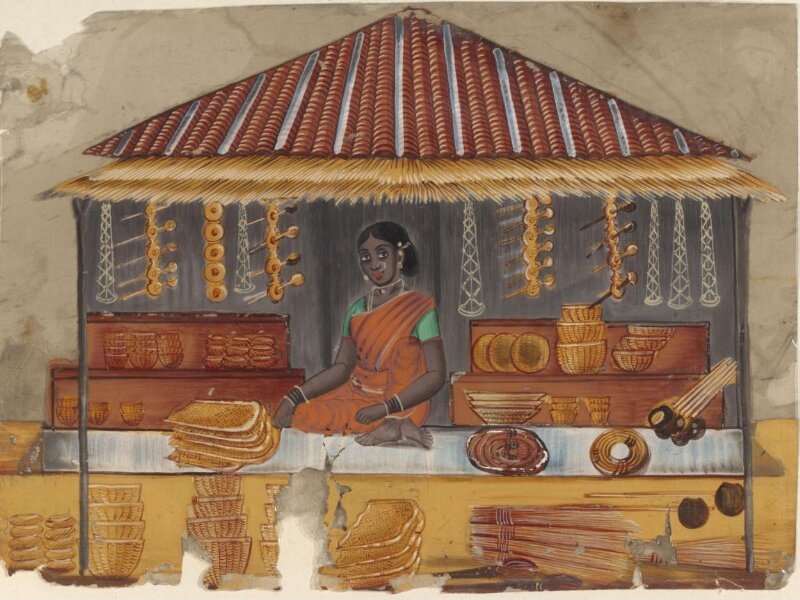 One of ten drawings of shops.