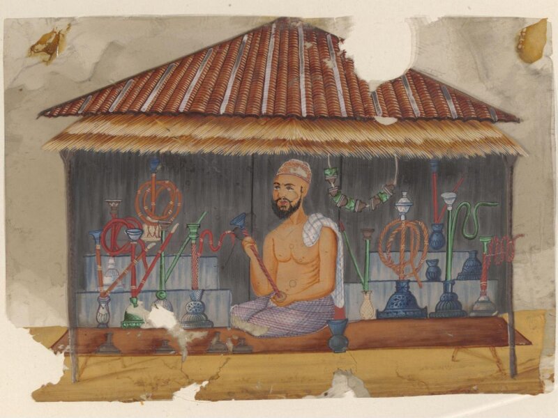 One of ten drawings of shops.