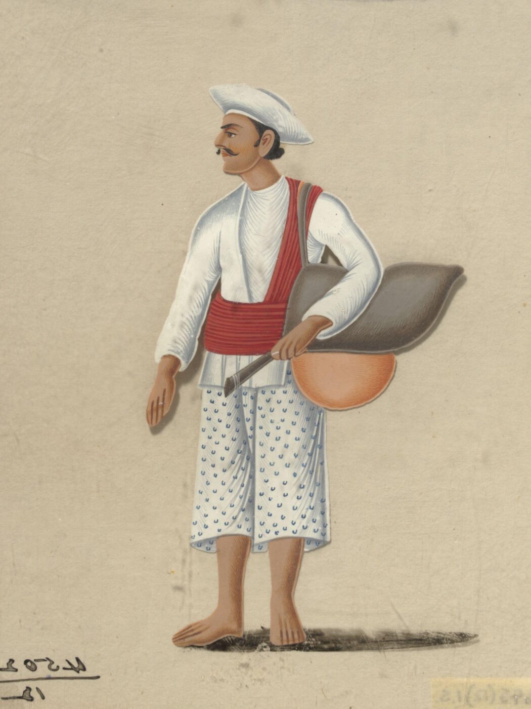 Unknown, One of eighteen paintings of trades and domestic servants.