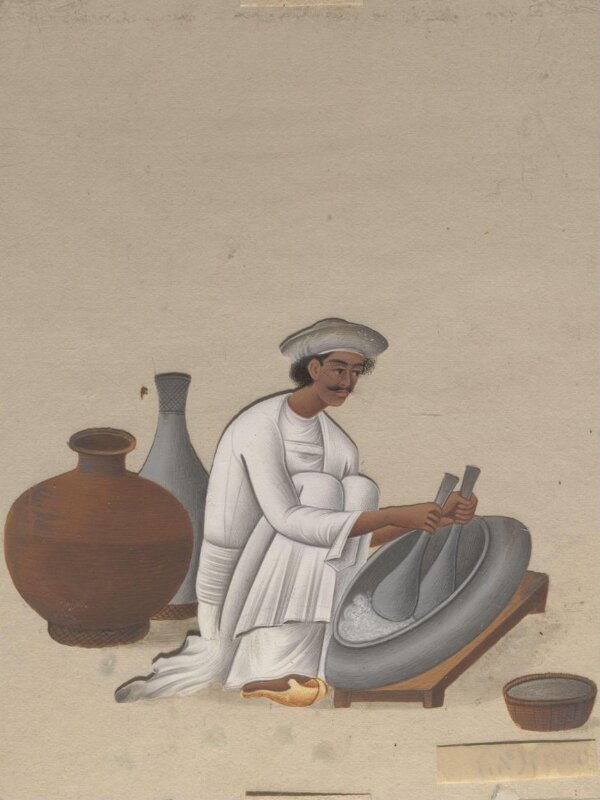 One of Seventeen paintings of domestic servants and tradesmen