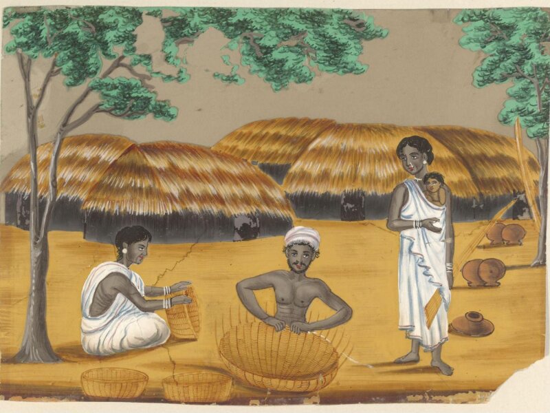 One of eleven paintings depicting craftsmen and their shops.