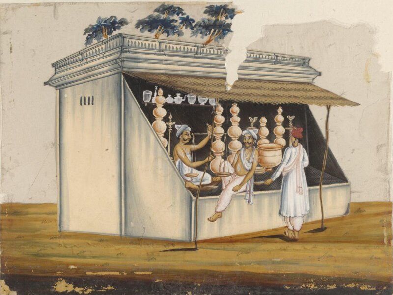 One of ten drawings of shops.