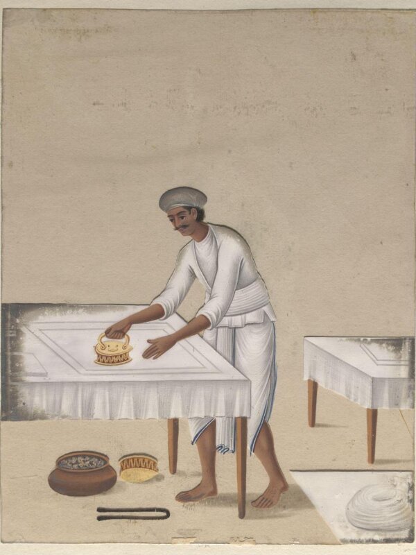 One of Seventeen paintings of domestic servants and tradesmen