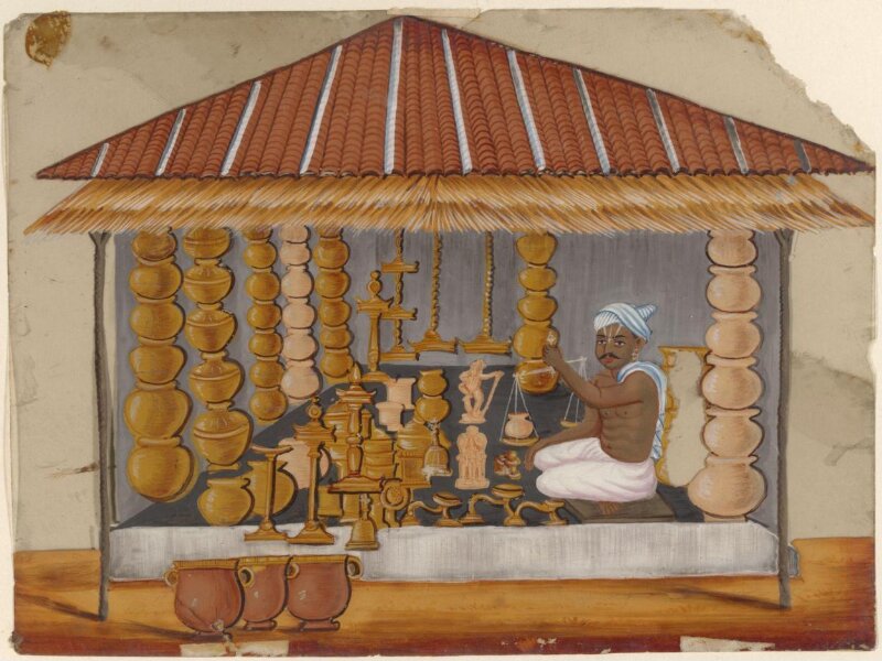 One of ten drawings of shops.