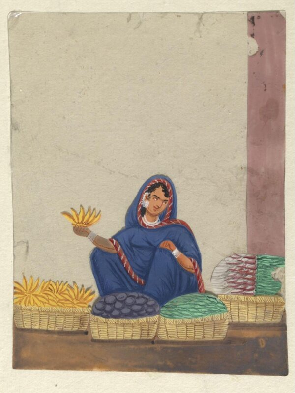 One of seventeen paintings of occupations, especially domestic servants.