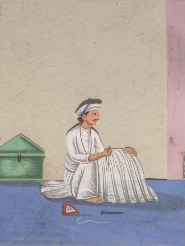 One of seventeen paintings of occupations, especially domestic servants.
