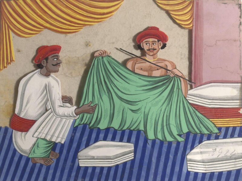 One of eleven paintings of occupations.