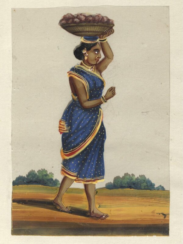 One of twelve paintings depicting occupations.
