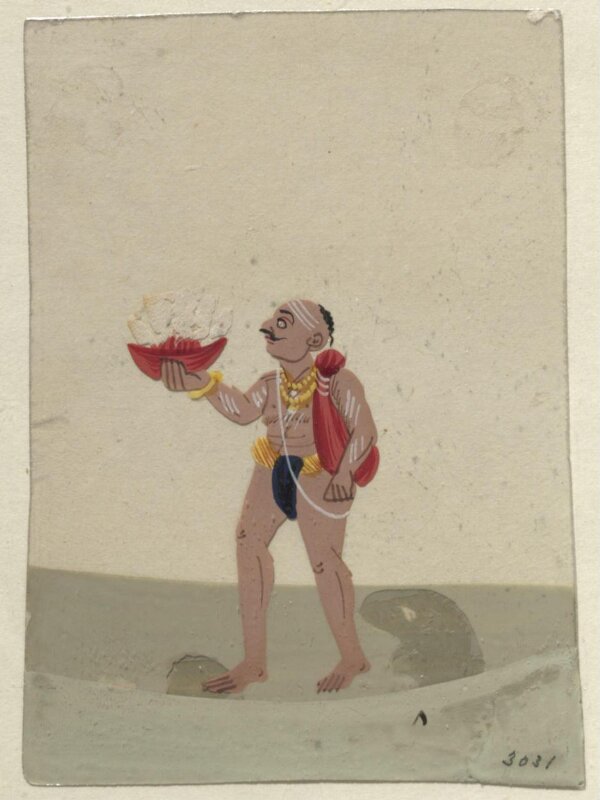 Twelve drawings of unidentified ascetics and mendicants.