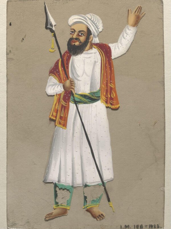 One of twenty-eight paintings, fifteen depicting occupations, thirteen depicting deities.