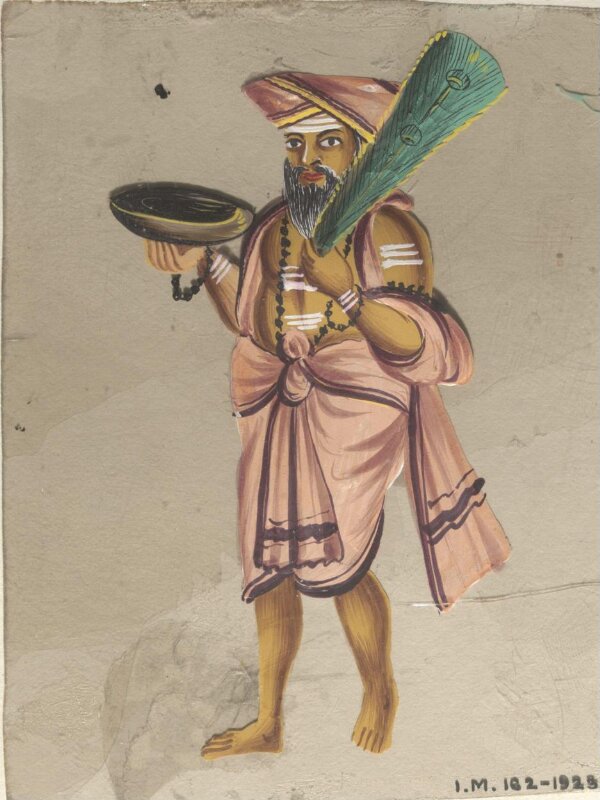 One of twenty-eight paintings, fifteen depicting occupations, thirteen depicting deities.