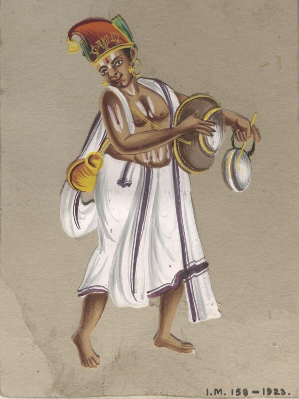 One of twenty-eight paintings, fifteen depicting occupations, thirteen depicting deities.
