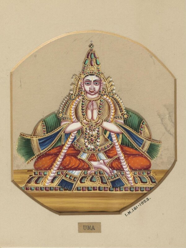 One of twenty-eight paintings, fifteen depicting occupations, thirteen depicting deities.