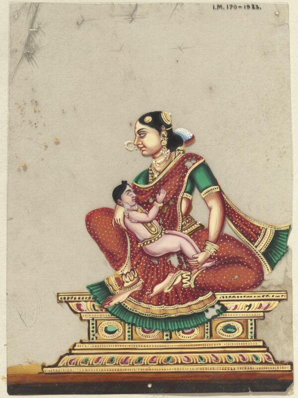 One of twenty-eight paintings, fifteen depicting occupations, thirteen depicting deities.