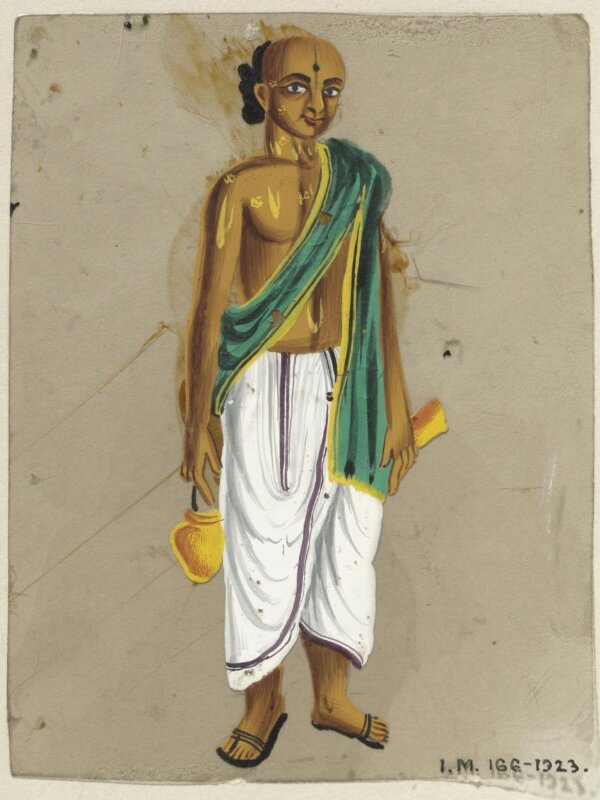 One of twenty-eight paintings, fifteen depicting occupations, thirteen depicting deities.