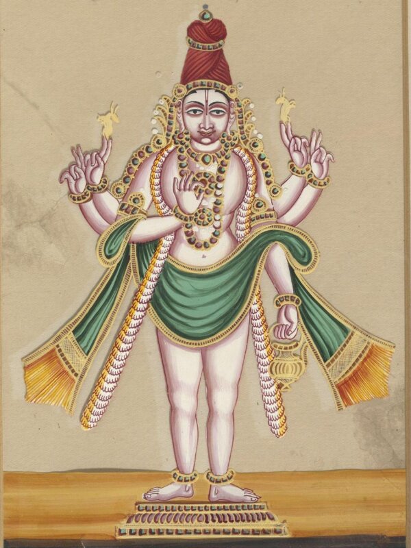 One of twenty-eight paintings, fifteen depicting occupations, thirteen depicting deities.
