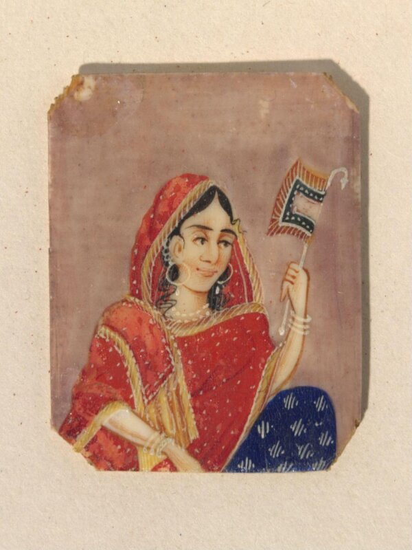 One of twenty-seven portraits on ivory of rulers and historical personages of the nineteenth century.