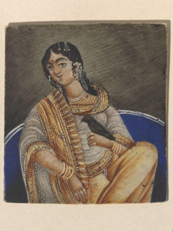 One of twenty-seven portraits on ivory of rulers and historical personages of the nineteenth century.