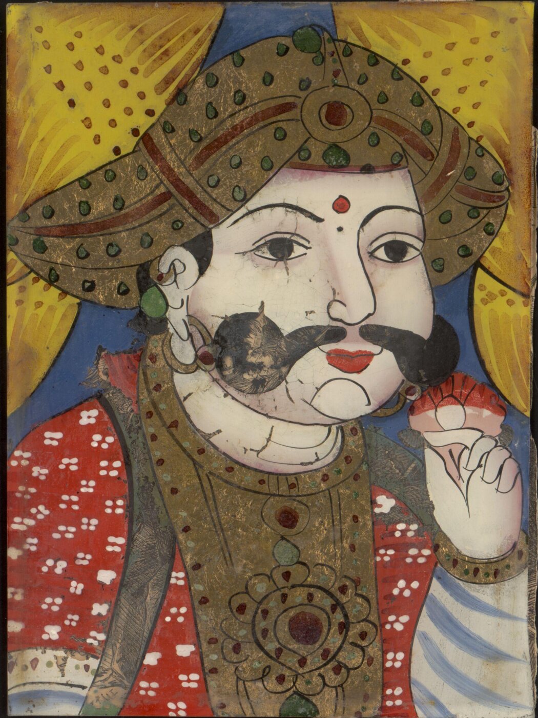 Unknown, One of two portraits.
