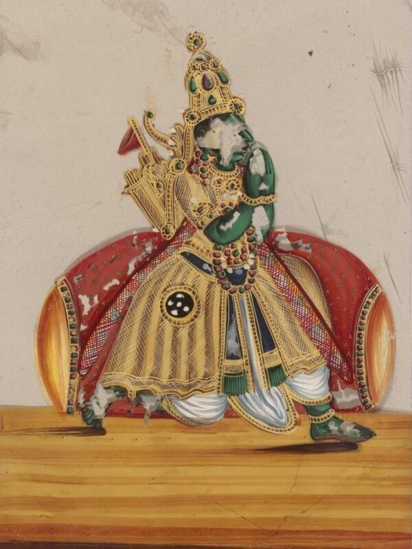 One of twelve paintings of Hindu deities. | Unknown | V&A Explore The ...